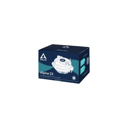 ARCTIC Alpine 23 Processor-køler 1-pack Sort Hvid 90 mm